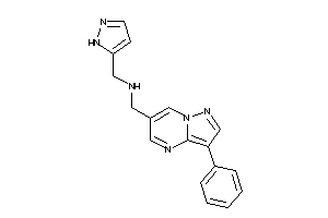 (3-phenylpyrazolo[1,5-a]pyrimidin-6-yl)methyl-(1H-pyrazol-5-ylmethyl)amine