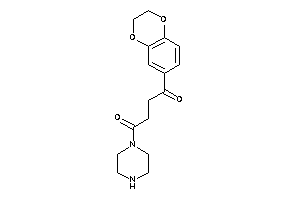 1-(2,3-dihydro-1,4-benzodioxin-6-yl)-4-piperazino-butane-1,4-dione