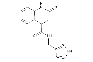 2-keto-N-(1H-pyrazol-3-ylmethyl)-3,4-dihydro-1H-quinoline-4-carboxamide