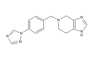 5-[4-(1,2,4-triazol-1-yl)benzyl]-1,4,6,7-tetrahydroimidazo[4,5-c]pyridine