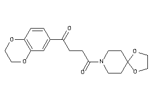 1-(2,3-dihydro-1,4-benzodioxin-6-yl)-4-(1,4-dioxa-8-azaspiro[4.5]decan-8-yl)butane-1,4-dione