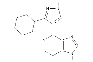 4-(3-cyclohexyl-1H-pyrazol-4-yl)-4,5,6,7-tetrahydro-1H-imidazo[4,5-c]pyridine