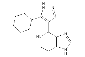 4-(5-cyclohexyl-1H-pyrazol-4-yl)-4,5,6,7-tetrahydro-1H-imidazo[4,5-c]pyridine