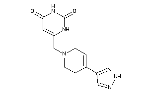 6-[[4-(1H-pyrazol-4-yl)-3,6-dihydro-2H-pyridin-1-yl]methyl]uracil