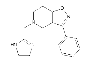 5-(1H-imidazol-2-ylmethyl)-3-phenyl-6,7-dihydro-4H-isoxazolo[4,5-c]pyridine
