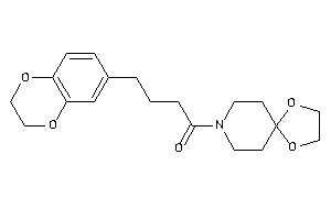 4-(2,3-dihydro-1,4-benzodioxin-6-yl)-1-(1,4-dioxa-8-azaspiro[4.5]decan-8-yl)butan-1-one