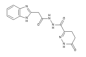 N'-[2-(1H-benzimidazol-2-yl)acetyl]-6-keto-4,5-dihydro-1H-pyridazine-3-carbohydrazide