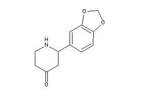 2-(1,3-benzodioxol-5-yl)-4-piperidone