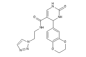 4-(2,3-dihydro-1,4-benzodioxin-6-yl)-2-keto-N-[2-(triazol-1-yl)ethyl]-3,4-dihydro-1H-pyrimidine-5-carboxamide