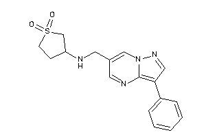 (1,1-diketothiolan-3-yl)-[(3-phenylpyrazolo[1,5-a]pyrimidin-6-yl)methyl]amine