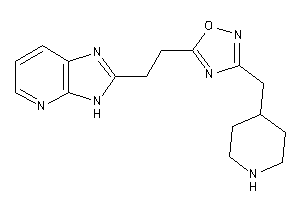 5-[2-(3H-imidazo[4,5-b]pyridin-2-yl)ethyl]-3-(4-piperidylmethyl)-1,2,4-oxadiazole