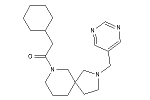 Image of 2-cyclohexyl-1-[2-(5-pyrimidylmethyl)-2,9-diazaspiro[4.5]decan-9-yl]ethanone