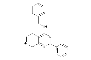 (2-phenyl-5,6,7,8-tetrahydropyrido[3,4-d]pyrimidin-4-yl)-(2-pyridylmethyl)amine