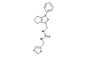 1-[(1-phenyl-5,6-dihydro-4H-cyclopenta[c]pyrazol-3-yl)methyl]-3-(thiazol-5-ylmethyl)urea