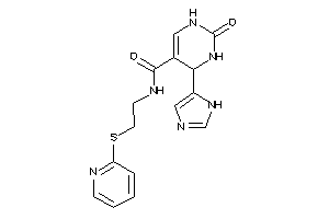 4-(1H-imidazol-5-yl)-2-keto-N-[2-(2-pyridylthio)ethyl]-3,4-dihydro-1H-pyrimidine-5-carboxamide
