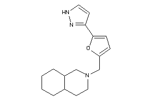 2-[[5-(1H-pyrazol-3-yl)-2-furyl]methyl]-3,4,4a,5,6,7,8,8a-octahydro-1H-isoquinoline