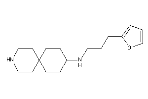 9-azaspiro[5.5]undecan-3-yl-[3-(2-furyl)propyl]amine