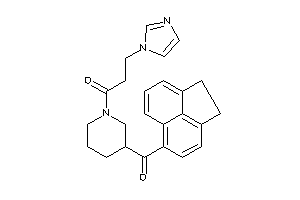 1-[3-(acenaphthene-5-carbonyl)piperidino]-3-imidazol-1-yl-propan-1-one