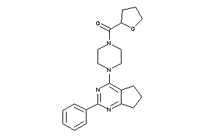 [4-(2-phenyl-6,7-dihydro-5H-cyclopenta[d]pyrimidin-4-yl)piperazino]-(tetrahydrofuryl)methanone