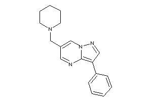 3-phenyl-6-(piperidinomethyl)pyrazolo[1,5-a]pyrimidine