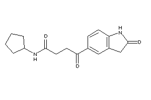 N-cyclopentyl-4-keto-4-(2-ketoindolin-5-yl)butyramide