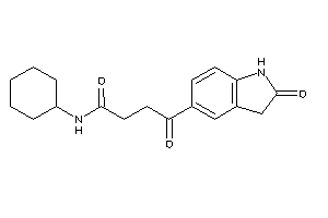 N-cyclohexyl-4-keto-4-(2-ketoindolin-5-yl)butyramide