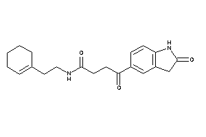 N-(2-cyclohexen-1-ylethyl)-4-keto-4-(2-ketoindolin-5-yl)butyramide