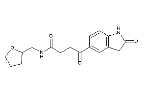 4-keto-4-(2-ketoindolin-5-yl)-N-(tetrahydrofurfuryl)butyramide