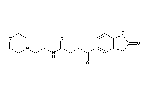 4-keto-4-(2-ketoindolin-5-yl)-N-(2-morpholinoethyl)butyramide