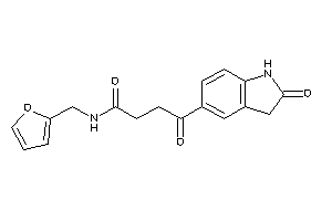 N-(2-furfuryl)-4-keto-4-(2-ketoindolin-5-yl)butyramide