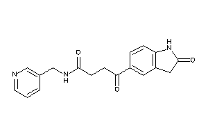 4-keto-4-(2-ketoindolin-5-yl)-N-(3-pyridylmethyl)butyramide