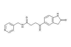 4-keto-4-(2-ketoindolin-5-yl)-N-(4-pyridylmethyl)butyramide