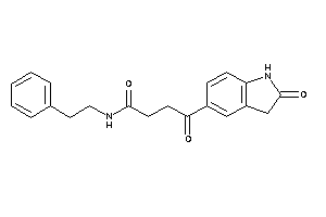 4-keto-4-(2-ketoindolin-5-yl)-N-phenethyl-butyramide