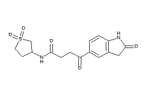 N-(1,1-diketothiolan-3-yl)-4-keto-4-(2-ketoindolin-5-yl)butyramide