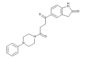 1-(2-ketoindolin-5-yl)-4-(4-phenylpiperazino)butane-1,4-dione