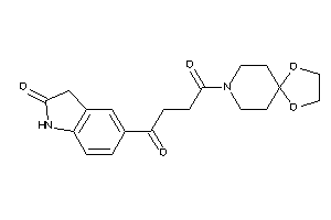 1-(1,4-dioxa-8-azaspiro[4.5]decan-8-yl)-4-(2-ketoindolin-5-yl)butane-1,4-dione