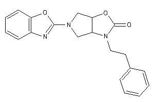 5-(1,3-benzoxazol-2-yl)-3-phenethyl-3a,4,6,6a-tetrahydropyrrolo[3,4-d]oxazol-2-one