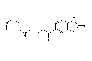 4-keto-4-(2-ketoindolin-5-yl)-N-(4-piperidyl)butyramide