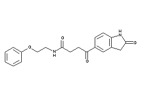 4-keto-4-(2-ketoindolin-5-yl)-N-(2-phenoxyethyl)butyramide