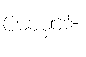 N-cycloheptyl-4-keto-4-(2-ketoindolin-5-yl)butyramide