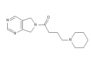 1-(5,7-dihydropyrrolo[3,4-d]pyrimidin-6-yl)-4-piperidino-butan-1-one