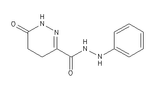 6-keto-N'-phenyl-4,5-dihydro-1H-pyridazine-3-carbohydrazide