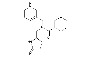 N-[(5-ketopyrrolidin-2-yl)methyl]-N-(1,2,3,6-tetrahydropyridin-5-ylmethyl)cyclohexanecarboxamide