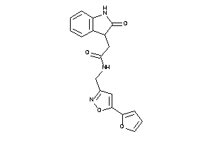 N-[[5-(2-furyl)isoxazol-3-yl]methyl]-2-(2-ketoindolin-3-yl)acetamide