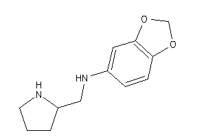 1,3-benzodioxol-5-yl(pyrrolidin-2-ylmethyl)amine