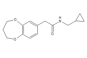 N-(cyclopropylmethyl)-2-(3,4-dihydro-2H-1,5-benzodioxepin-7-yl)acetamide