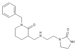 1-benzyl-3-[[2-(2-ketoimidazolidin-1-yl)ethylamino]methyl]-2-piperidone