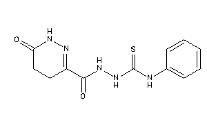 1-[(6-keto-4,5-dihydro-1H-pyridazine-3-carbonyl)amino]-3-phenyl-thiourea