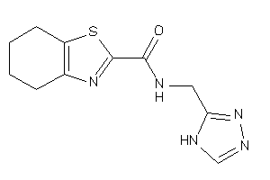 N-(4H-1,2,4-triazol-3-ylmethyl)-4,5,6,7-tetrahydro-1,3-benzothiazole-2-carboxamide