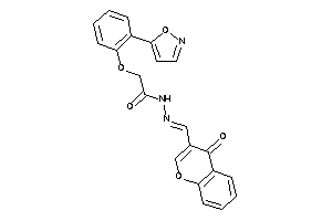 2-(2-isoxazol-5-ylphenoxy)-N-[(4-ketochromen-3-yl)methyleneamino]acetamide